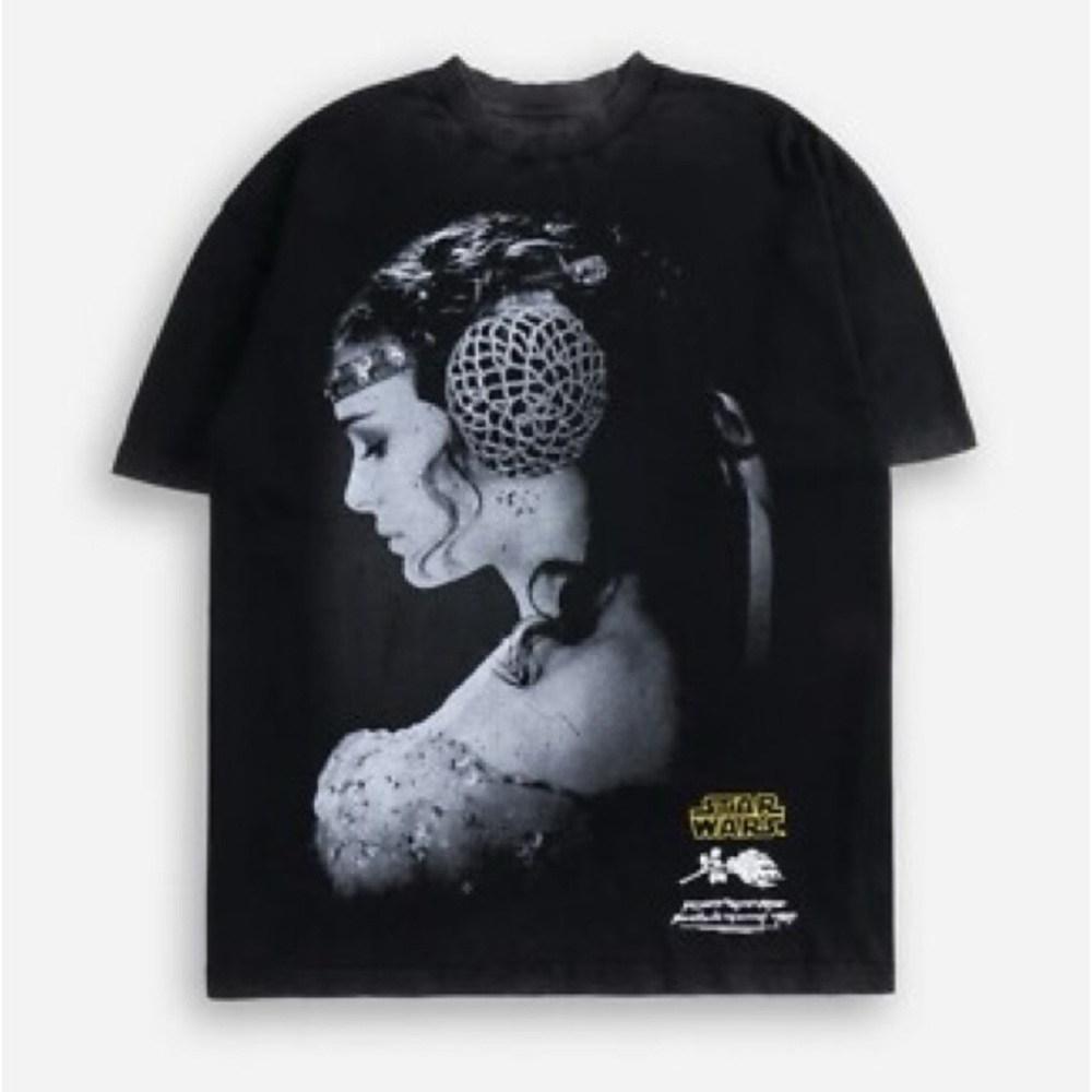 Civil Regime Star Wars Padme Oversized Tee Vintage Black Large